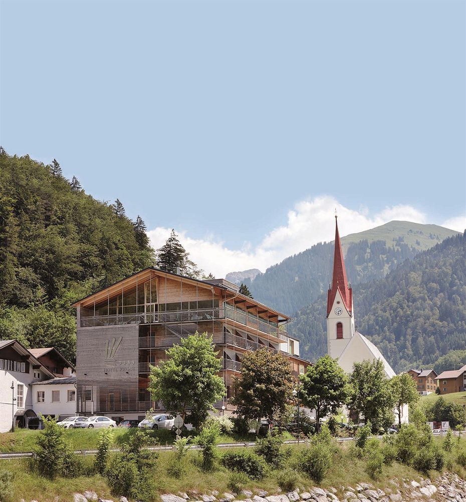 Hotel Krone In Au Au (Vorarlberg) Dış mekan fotoğraf