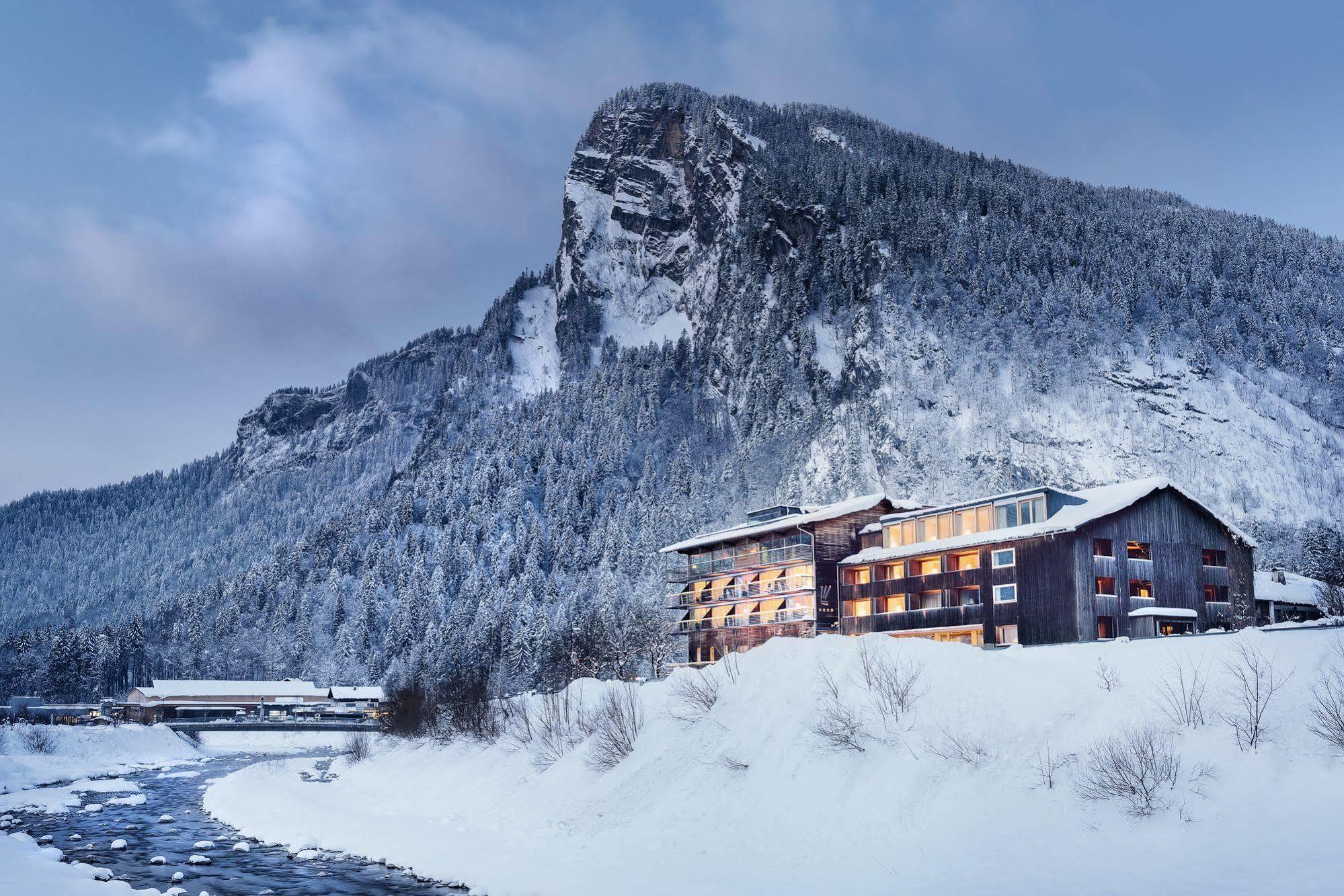 Hotel Krone In Au Au (Vorarlberg) Dış mekan fotoğraf