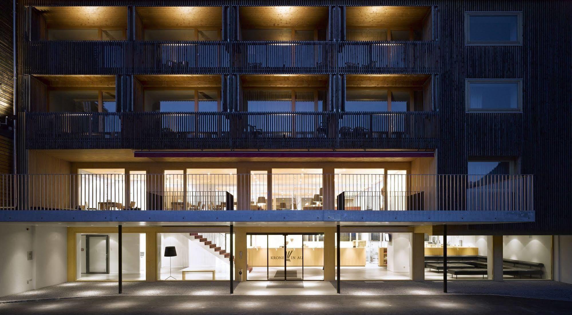 Hotel Krone In Au Au (Vorarlberg) Dış mekan fotoğraf
